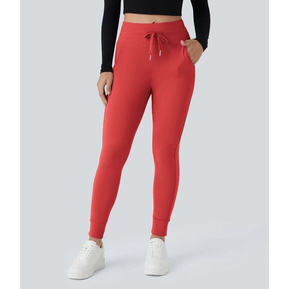 NWT Size Sm (T) Halara Softlyzero™ Plush High Waisted Drawstring Side Pocket Pla - Picture 1 of 2